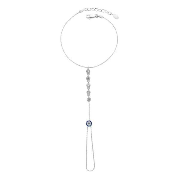 Gümüş Nazarlı Su Yolu Şahmeran Bileklik