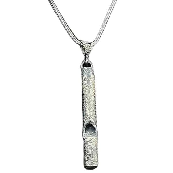 Gümüş Oksitli Deprem Düdüğü Kolye