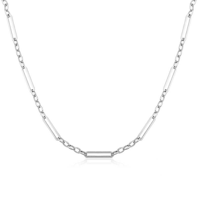 Gümüş 5+1 Halka Zincir