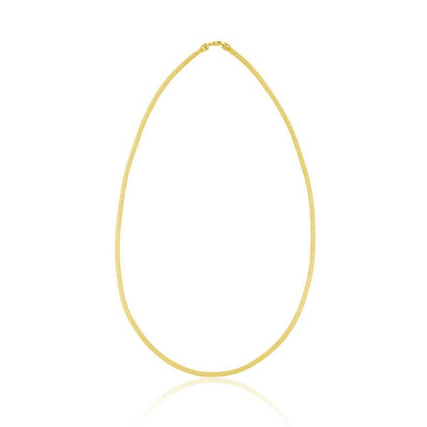 Gümüş Taşlı File Bayan Kolye